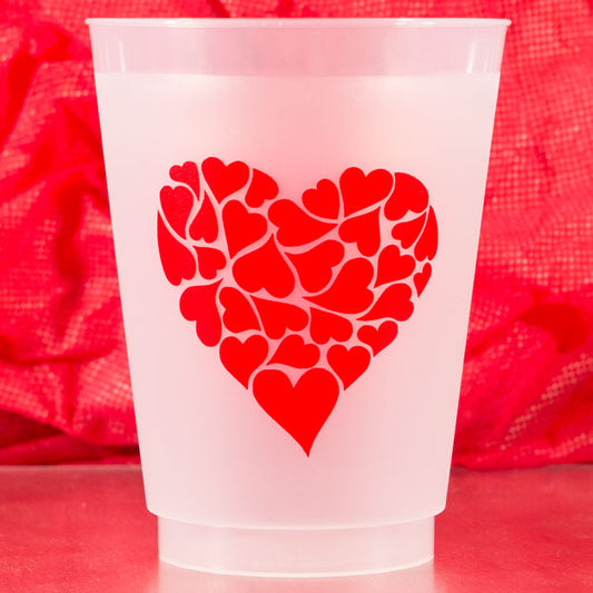 16 oz Shatterproof Cups -  Heart of Hearts