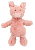 Farm Plush Rattle Pals - Pig