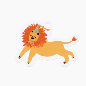 Gift Tags - Pack of 8 Party Lion