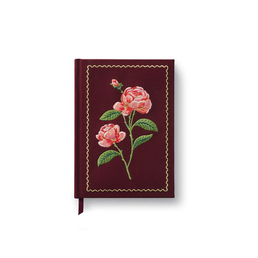 Embroidered Journal - Roses