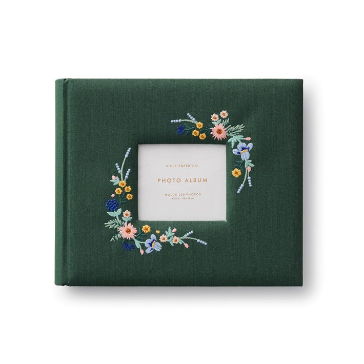 Embroidered Heirloom Photo Album - Menagerie