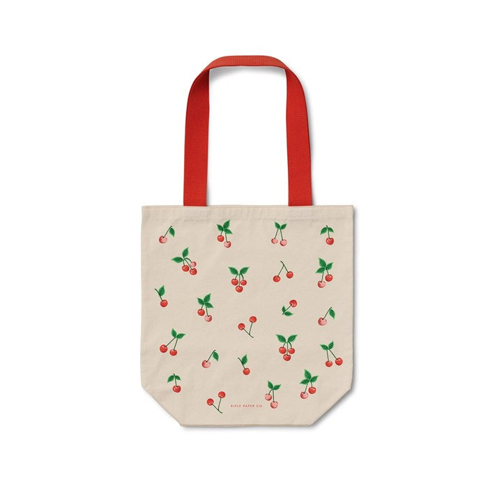 Canvas Tote Bag - Cherries
