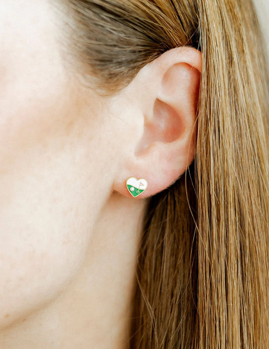 Screwback Stud Earrings - Golf Par-Tee