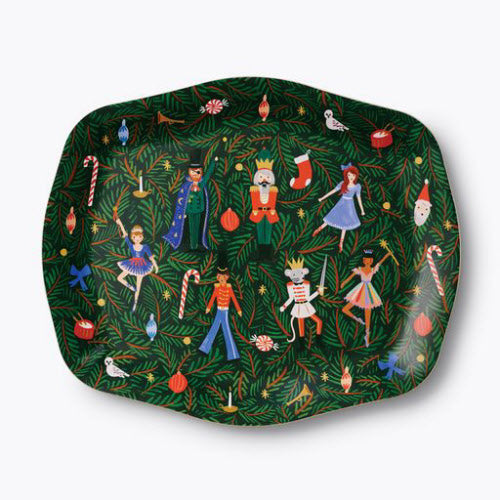 Serving Tray - Evergreen Nutcracker