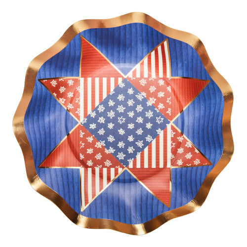 Wavy Appetizer/Dessert Bowl Americana | 8pkg