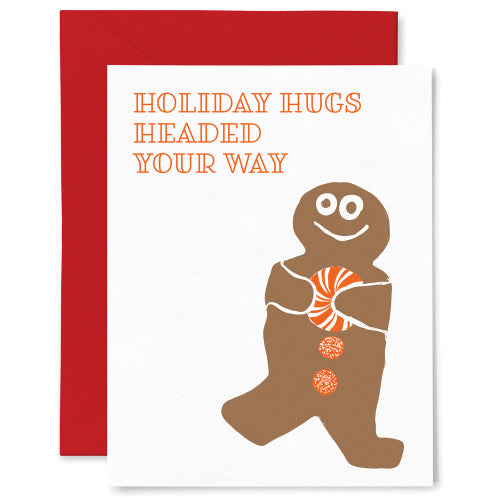 Gingerbread Holiday Letterpress Card