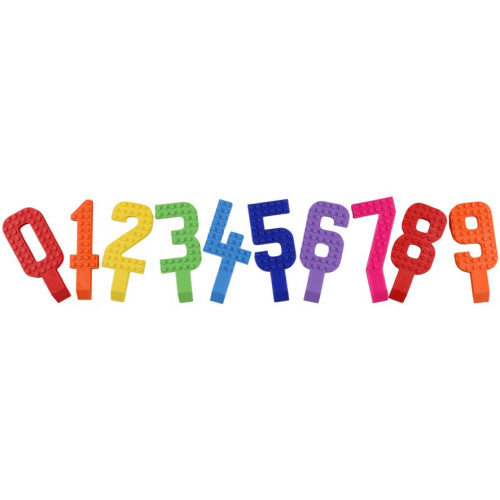 Cake Number - Rainbow Colors