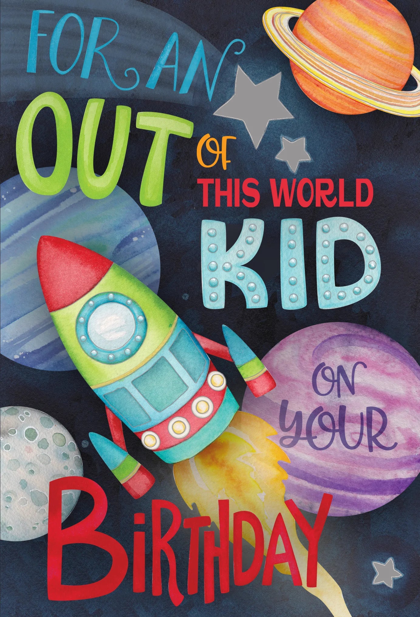 Birthday Card Out of this World