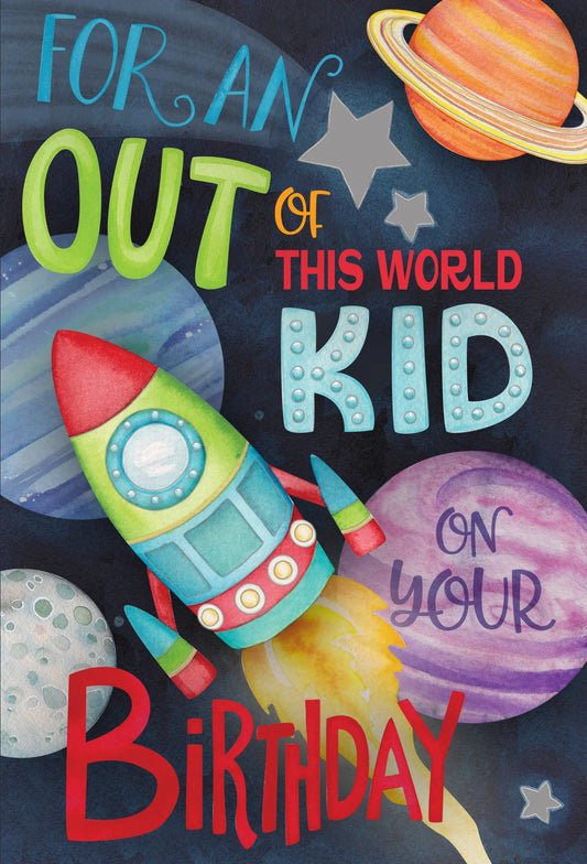 Birthday Card Out of this World