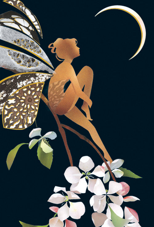 Fairy Gold Birthday Card