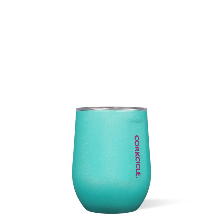 Corkcicle 12oz Stemless - Sparkle Mermaid