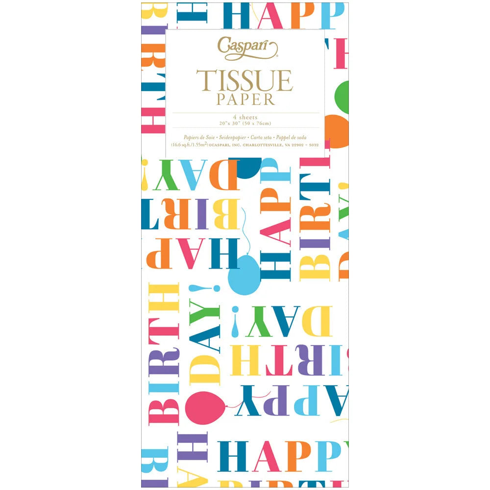 Birthday Surprise Tissue Pkg - 4 Sheets
