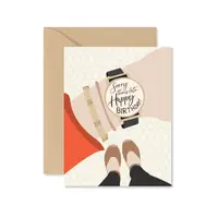 Sorry This Is Late Greeting Card