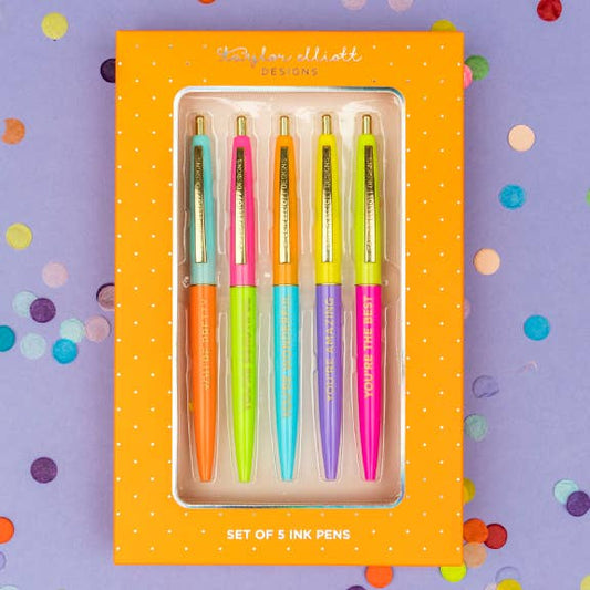 Compliments Pen Set - Set of 5