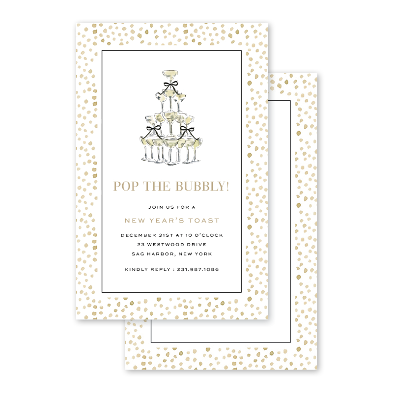 New Year Spirits Invitation - 10 CT