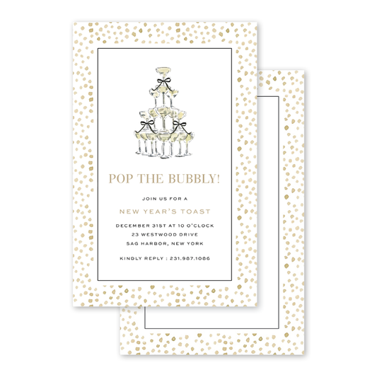 New Year Spirits Invitation - 10 CT