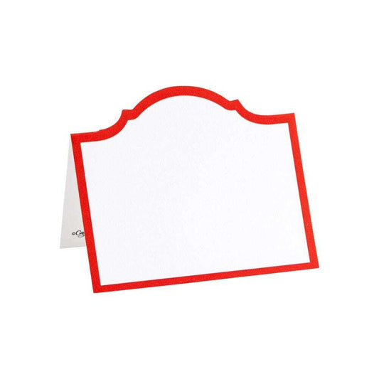 Die Cut Place Card - Arch Red