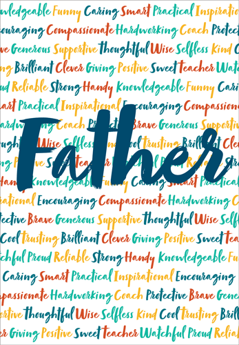 Father's Words Card