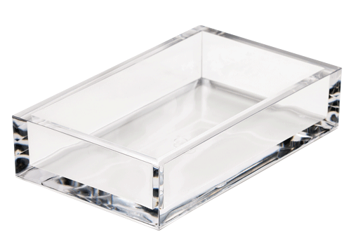 Guest Towel Napkin Crystal Acrylic Holder