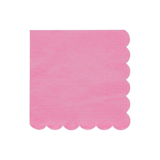 Large Paper Napkins - Bubblegum Pink