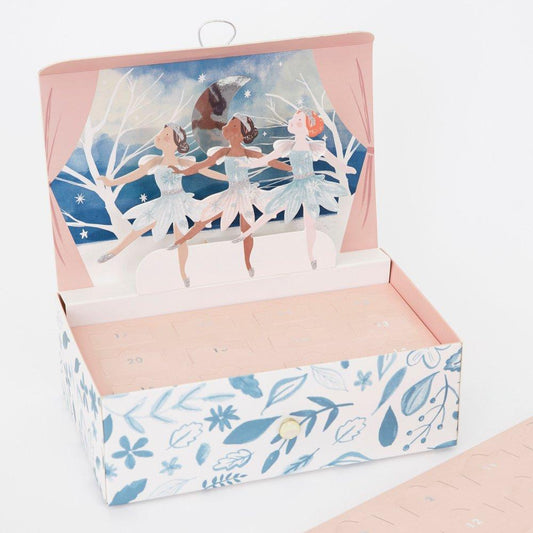 Winter Ballerina Charm Bracelet Advent Suitcase