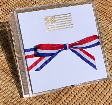Gold Foil Flag Notepad - Paddie