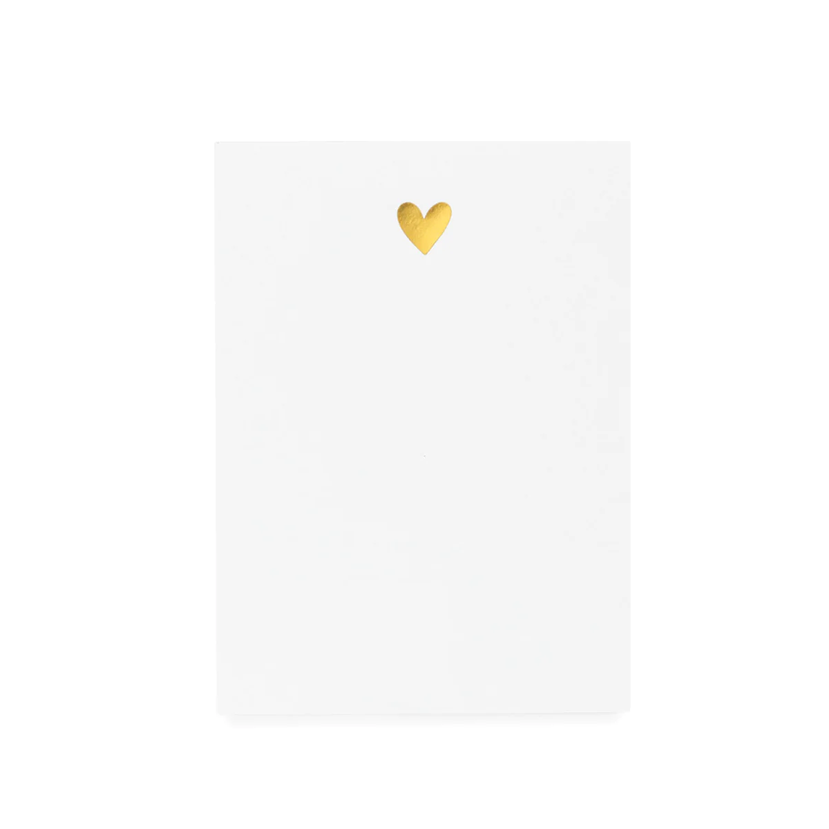 Mini Gold Heart Notepad