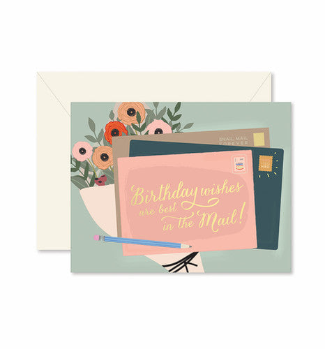 Birthday Wishes In Mail Card