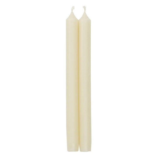 Straight Taper 12" Candles - Ivory