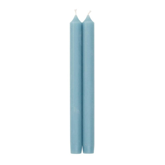 Straight Taper 10" Candles - Stone Blue