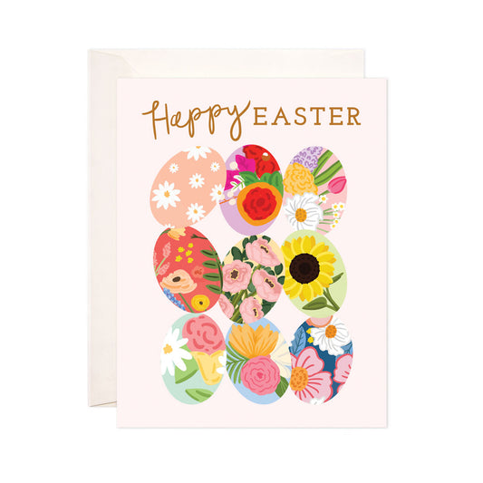 Egg Stacks Greeting Card