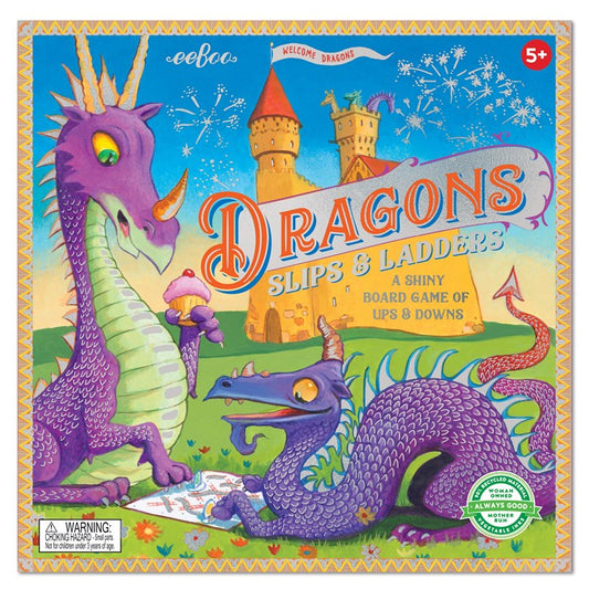 Dragons Slips and Ladders Board Game