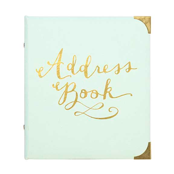 Gilded Mint Address Book
