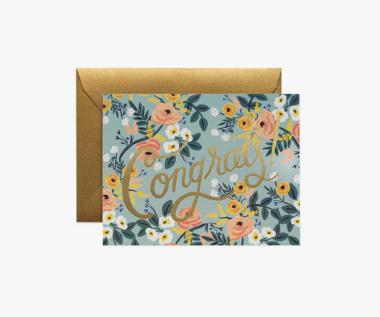 Card - Blue Meadow Congrats