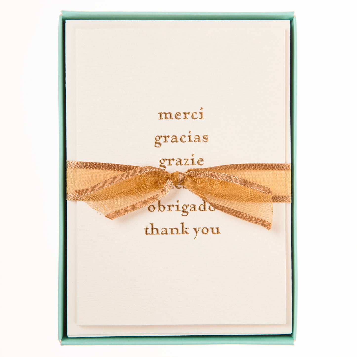 La Petite Pressed Boxed Cards, 10 ct - Thank You Languages