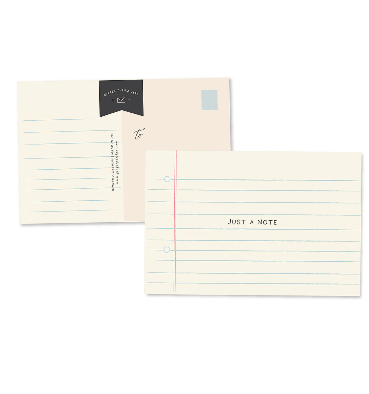 Just a Note Postcards - 10ct