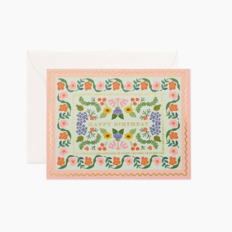 Sicily Garden Birthday Card