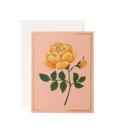 Yellow Rose Card