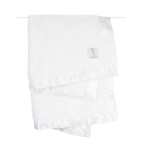 Chenille Baby Blanket - White