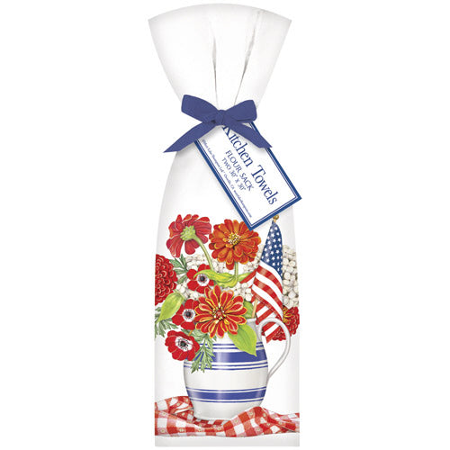 Zinnia Flag Towel Set