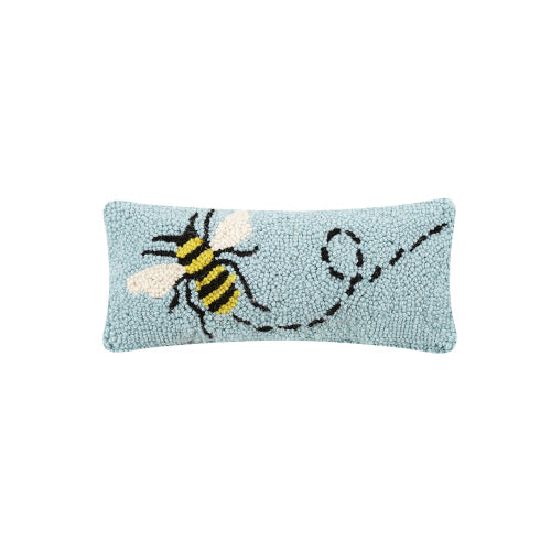 Hook Pillow - Bee 12x5"