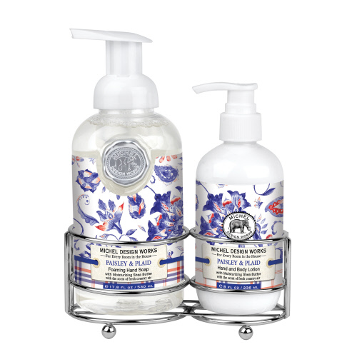 Paisley & Plaid Handcare Caddy