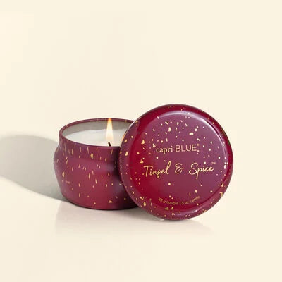Glimmer Mini Tin - Tinsel & Spice, 3oz