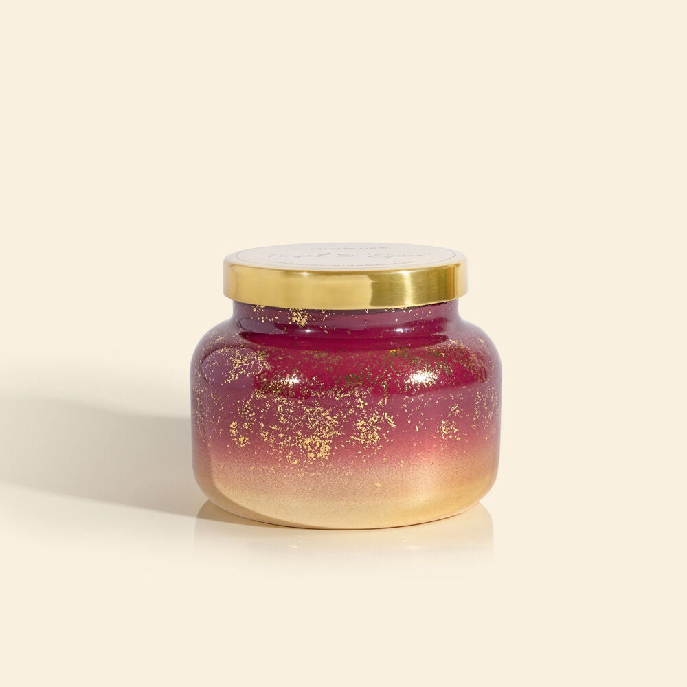 19oz - Glimmer Signature Jar -  Tinsel & Spice